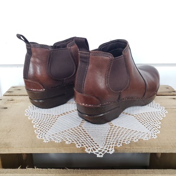 **SOLd*thankyou🌹HTF Dansko Frankie☆Antique Burnished Brown☆EU39 /US 8.5-9 - Picture 5 of 14